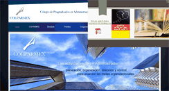 Desktop Screenshot of colparmex.org
